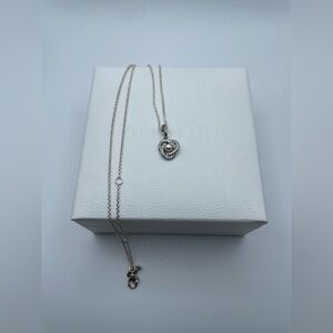 SOLD! Pandora Sterling Silver Necklace 100% Authentic